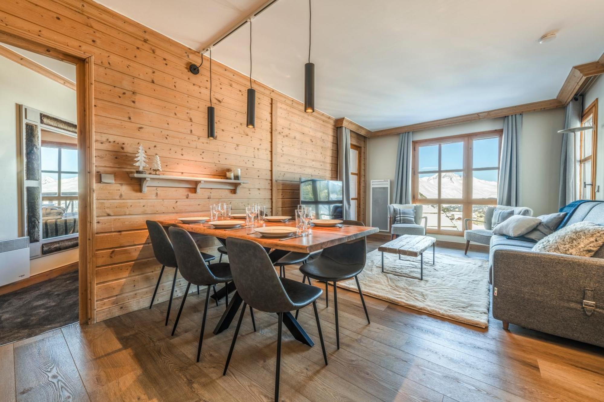 Appt Renove, 6 Personnes Arc 1950 Vue Exceptionnelle Montblanc, Sauna, Hammam, Piscine Int Et Ext Les Arcs  Exterior photo