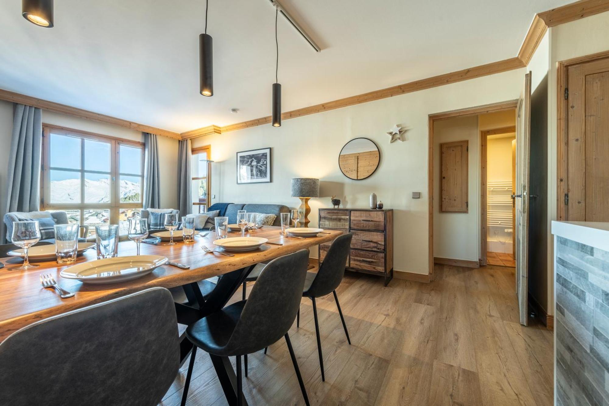 Appt Renove, 6 Personnes Arc 1950 Vue Exceptionnelle Montblanc, Sauna, Hammam, Piscine Int Et Ext Les Arcs  Exterior photo